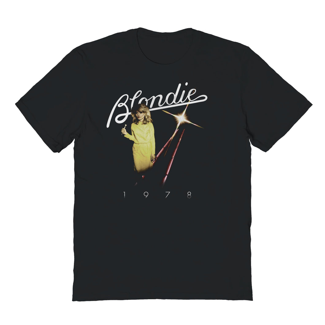 Blondie Hanging Out Mens T Shirt Black