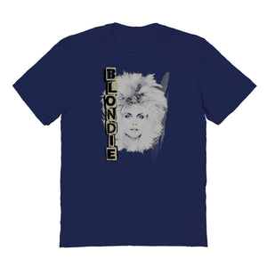 Blondie Hot Fuzz Mens T Shirt Navy Blue