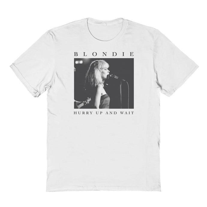 Blondie Hurry Up and Wait Mens T Shirt White