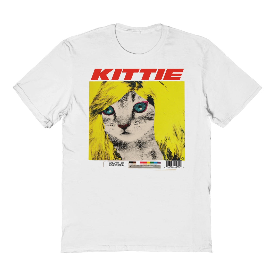 Blondie Kitty Mens T Shirt White