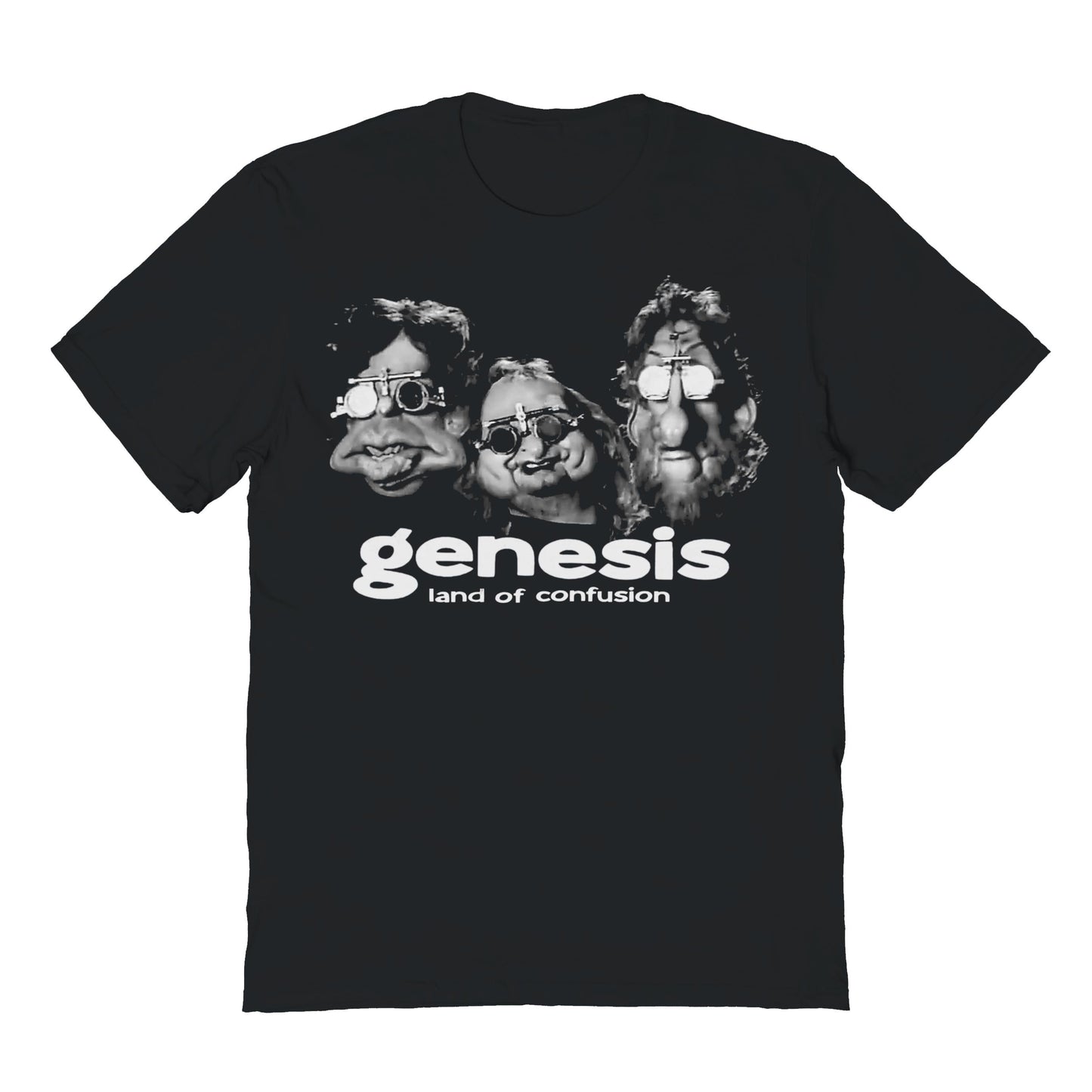 Genesis Land of Confusion Trio Mens T Shirt Black