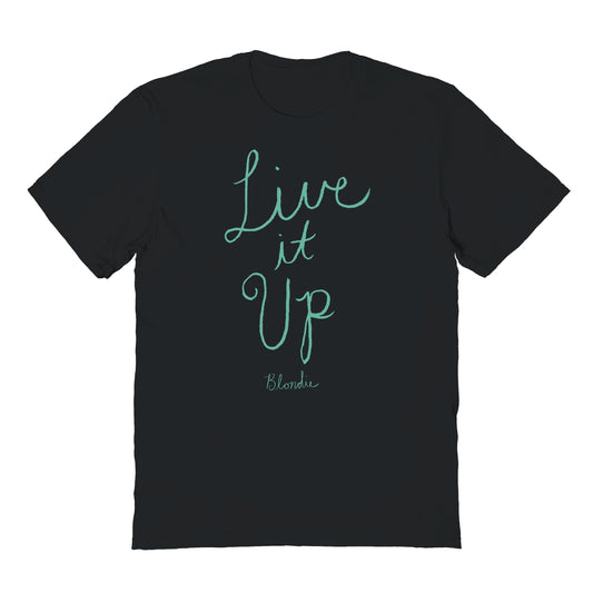 Blondie Live it Up Mens T Shirt Black