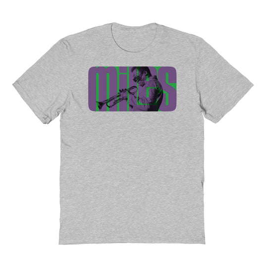 Miles Davis Miles Of Cool Mens T Shirt Sport Grey