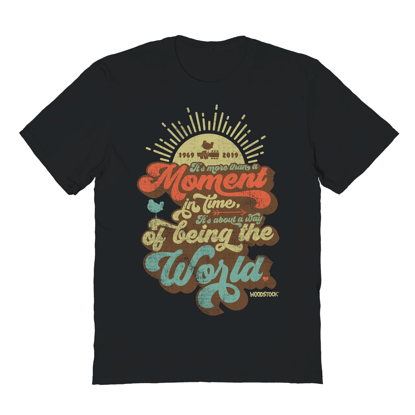 Woodstock More Than a Moment Mens T Shirt Black