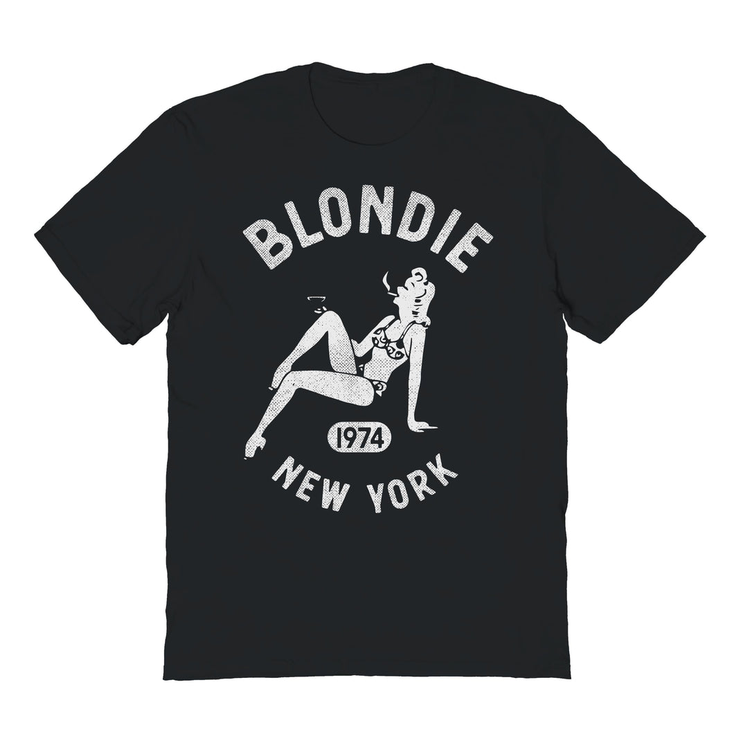 Blondie New York 1974-01 Mens T Shirt Black