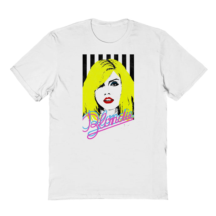 Blondie Parallel Mens T Shirt White