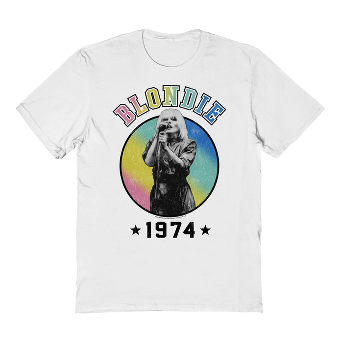 Blondie Pastel Rainbow Legal Mens T Shirt White