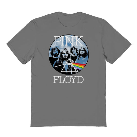 Pink Floyd Prism Band Mens T Shirt Charcoal