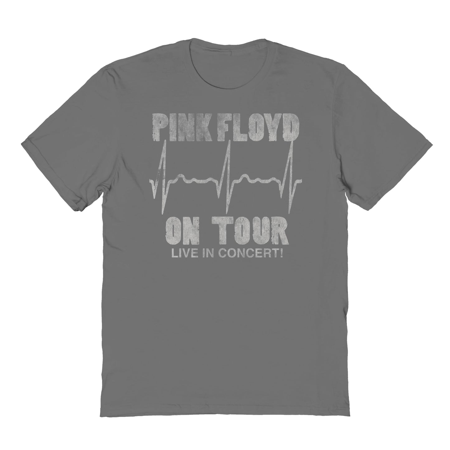 Pink Floyd Tour Mens T Shirt Charcoal