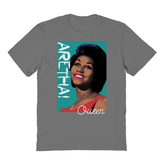 Aretha Franklin Qos Mens T Shirt Charcoal