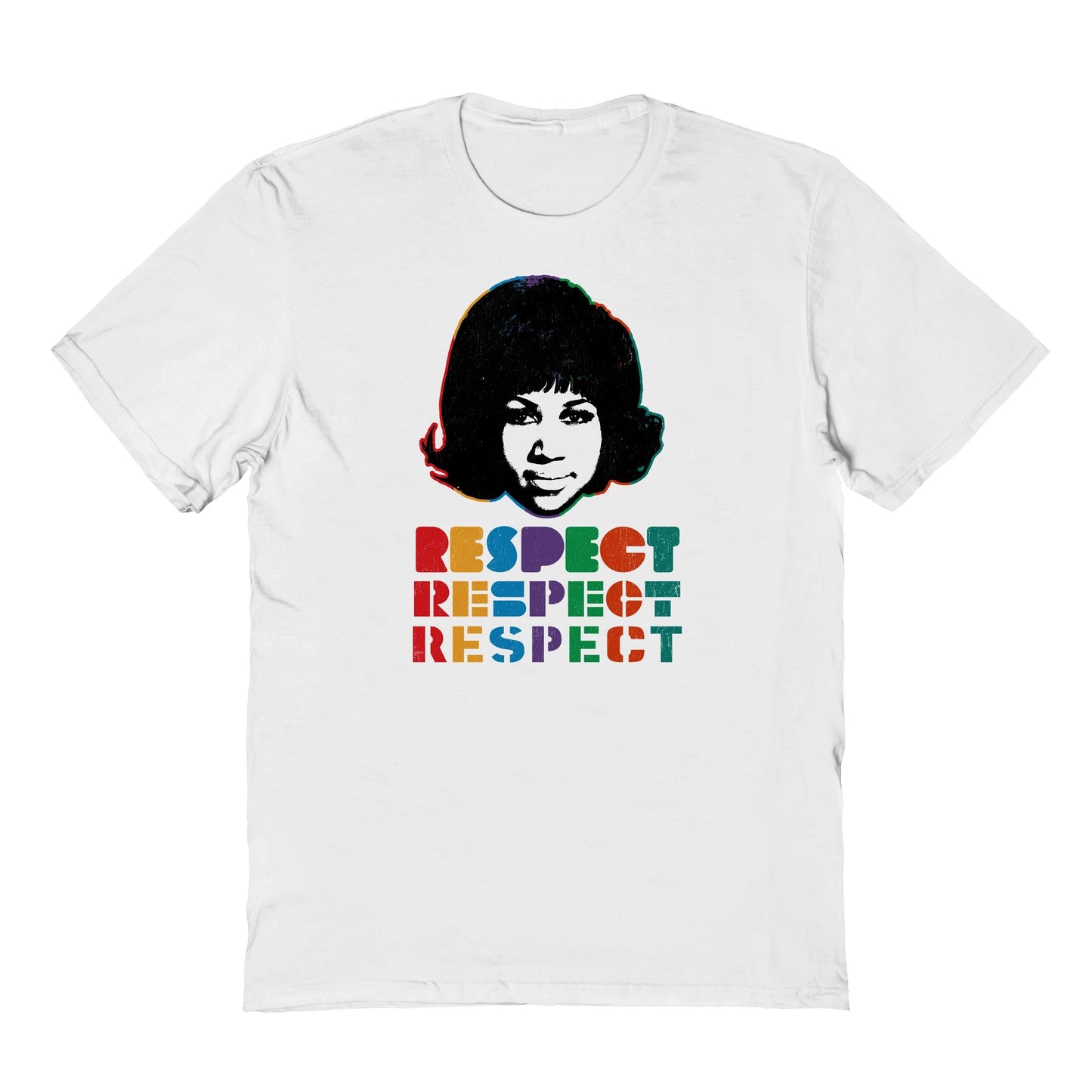 Aretha Franklin Respect Me Mens T Shirt White