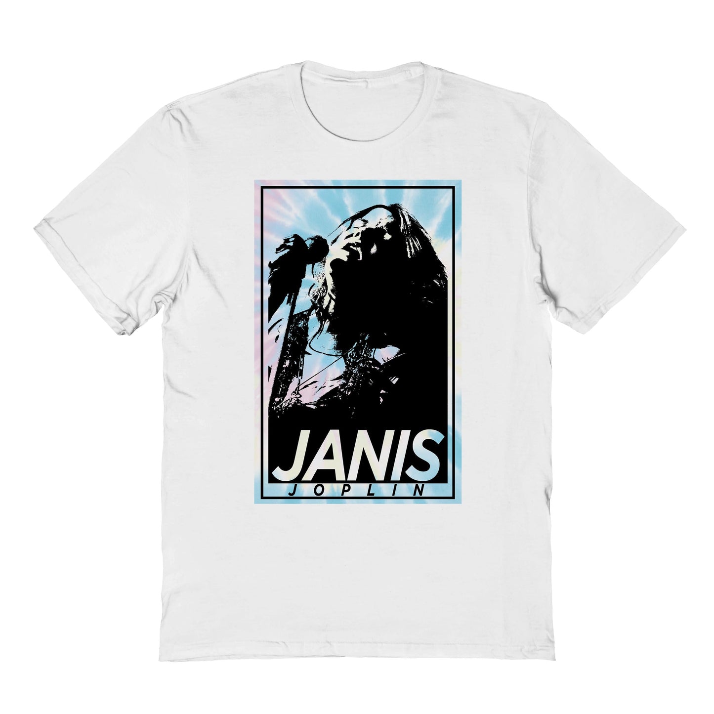 Janis Joplin Simply Janis Mens T Shirt White