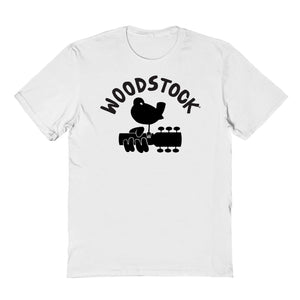 Woodstock Simple Woodstock 01 Mens T Shirt White