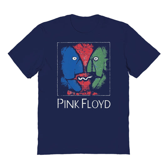 Pink Floyd Stonehead Mens T Shirt Navy Blue