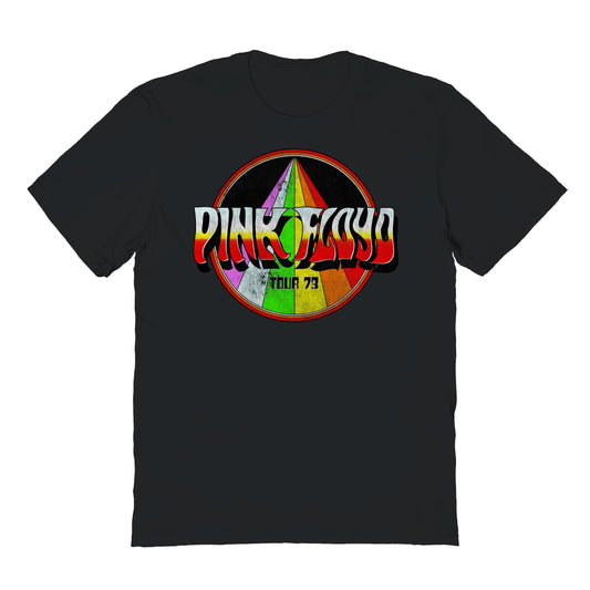 Pink Floyd Tour 73 Mens T Shirt Black