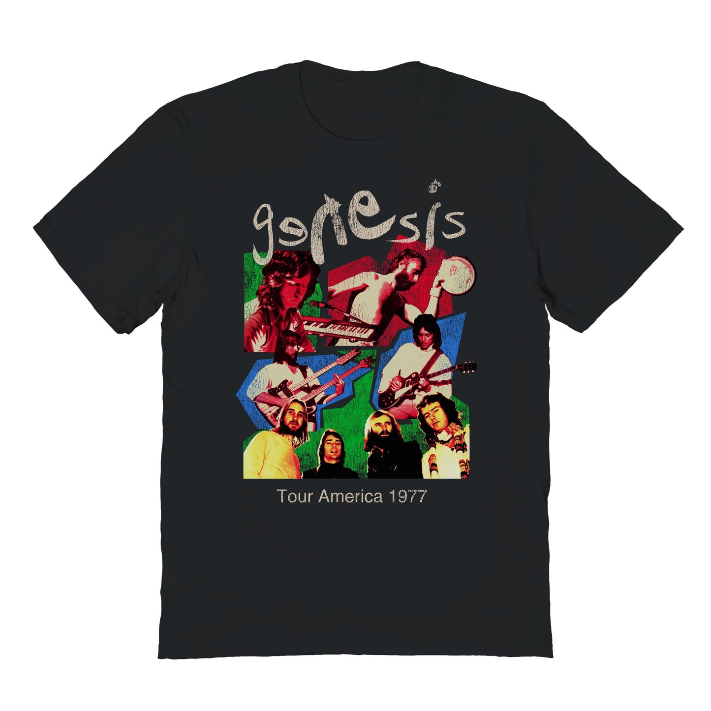 Genesis Tour 77 Mens T Shirt Black