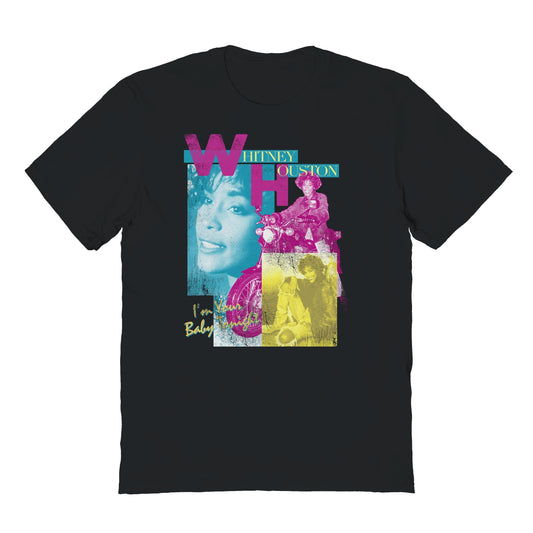 Whitney Houston Totally Whitney Mens T Shirt Black