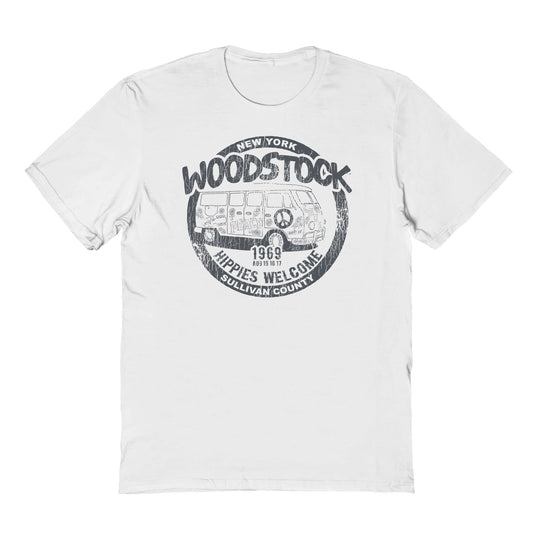 Woodstock Bus Mens T Shirt White