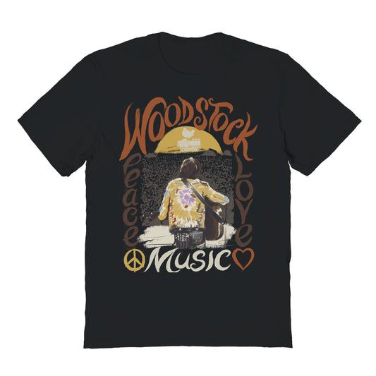 Woodstock Concert Mens T Shirt Black