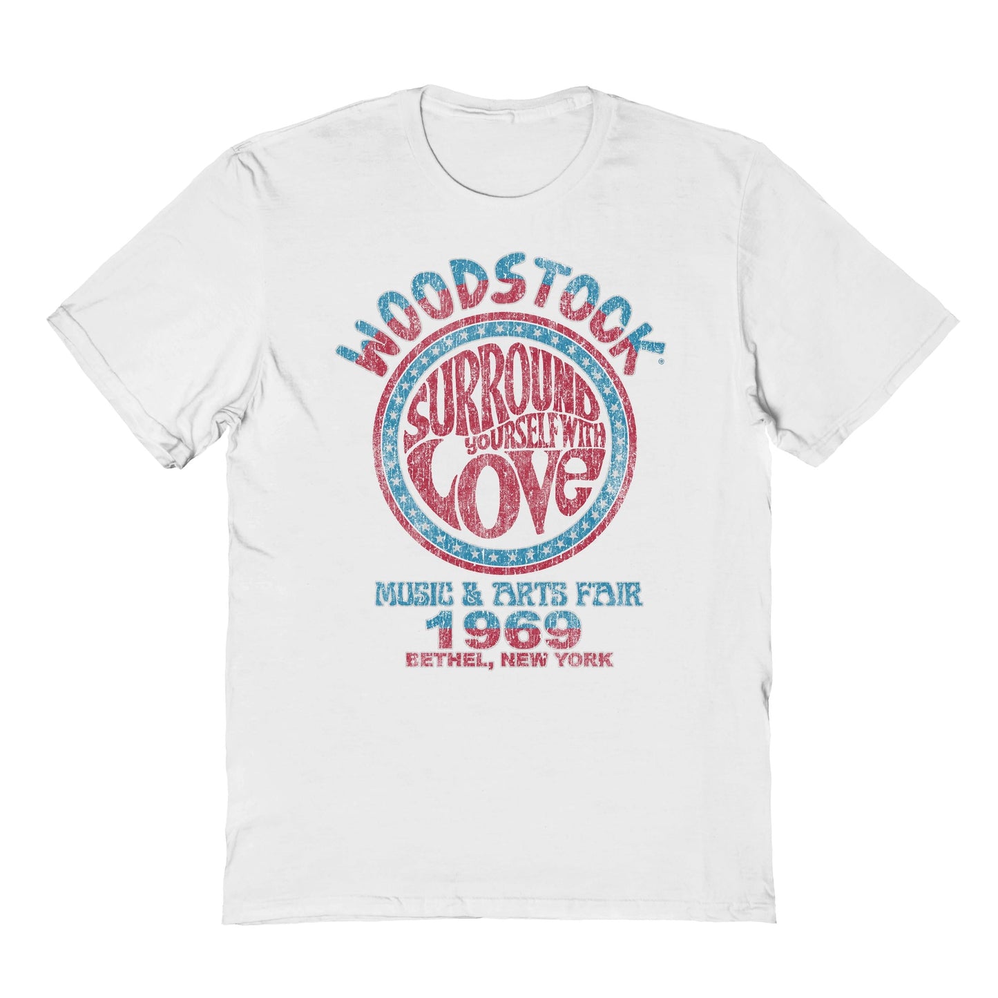 Woodstock Love Mens T Shirt White