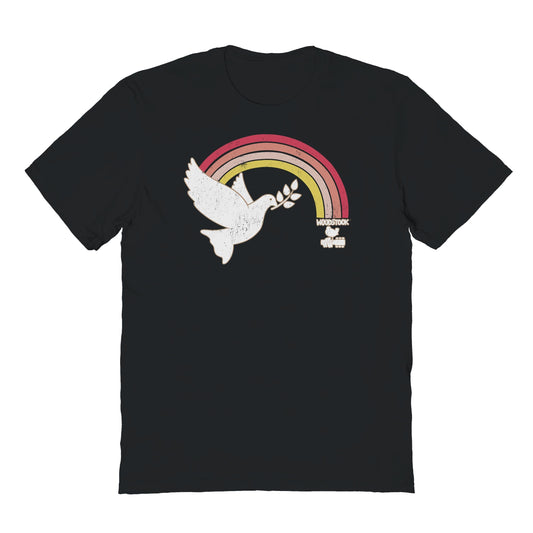 Woodstock Rainbow 2 Mens T Shirt Black