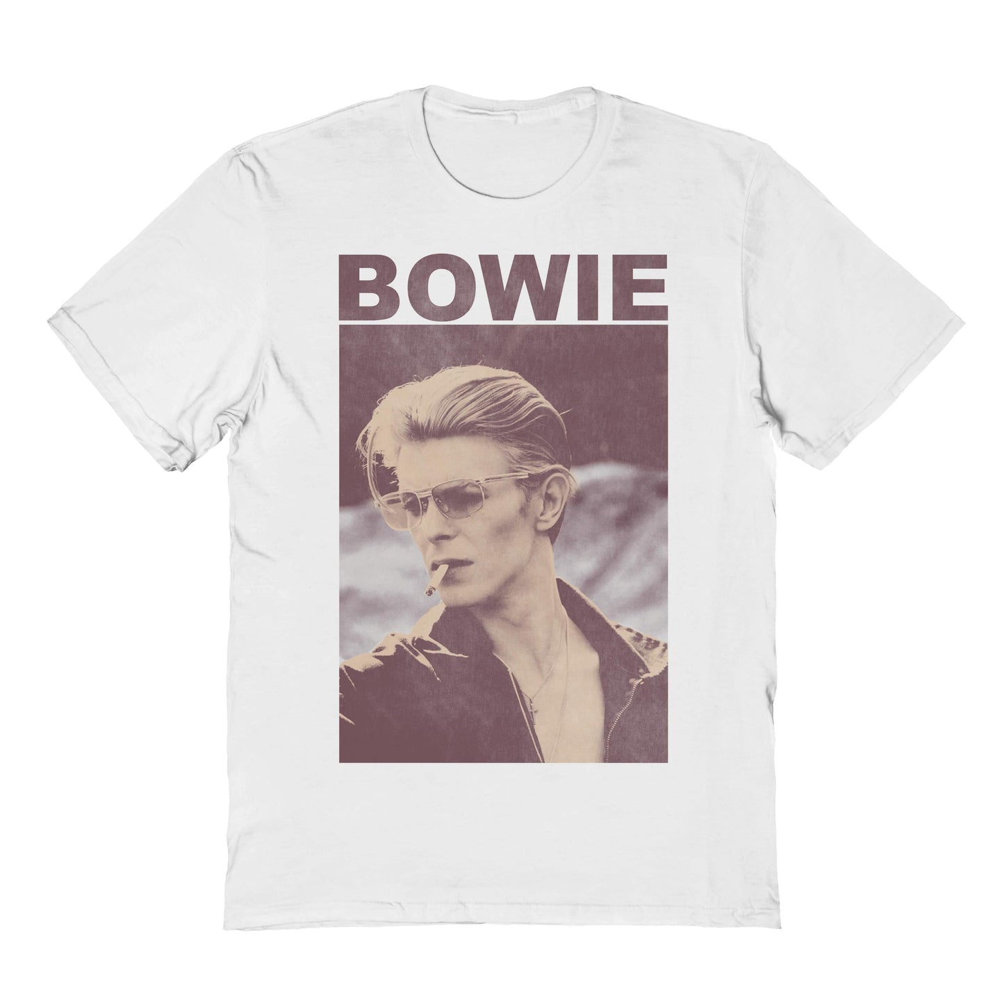 David Bowie Suave Bowie Mens T Shirt White