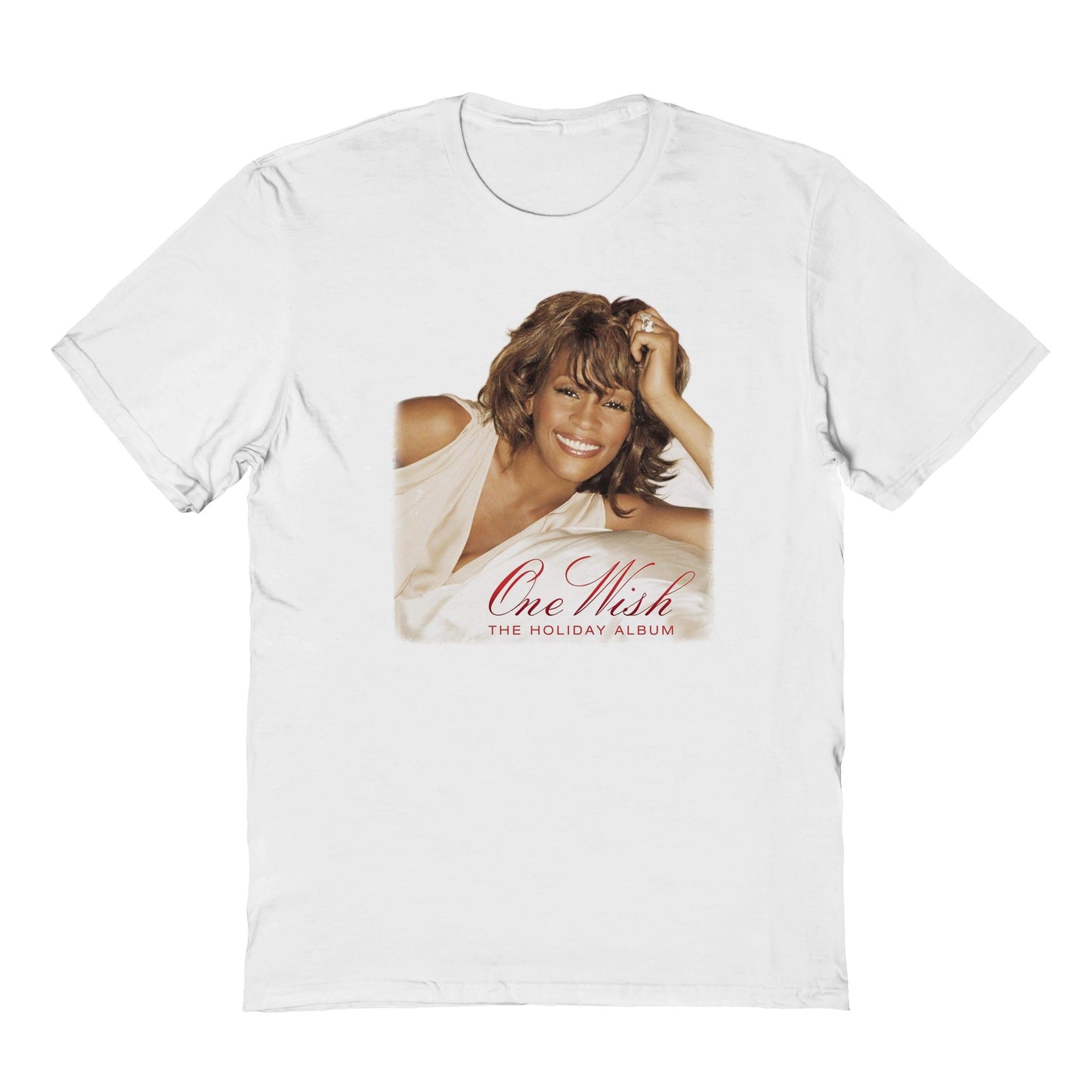 Whitney Houston One Wish Mens T Shirt White