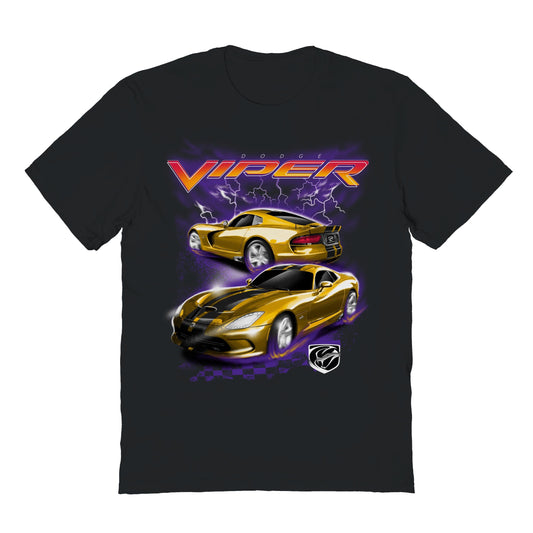 Dodge Viper Storm Mens T Shirt Black Officially Licensed