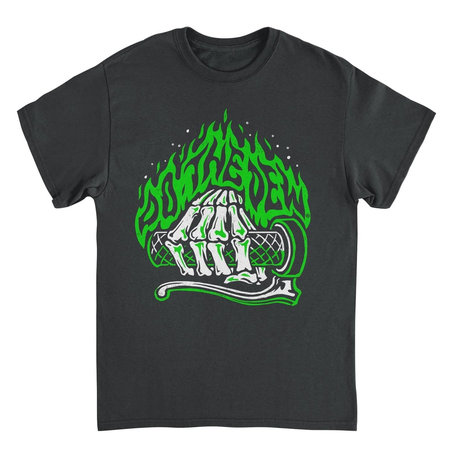 Mountain Dew Rev Skeleton Hand Mens T Shirt Black Officially Licensed