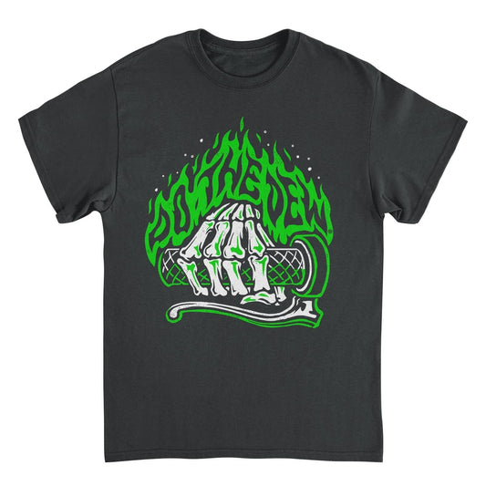 Mountain Dew Rev Skeleton Hand Mens T Shirt Black Officially Licensed
