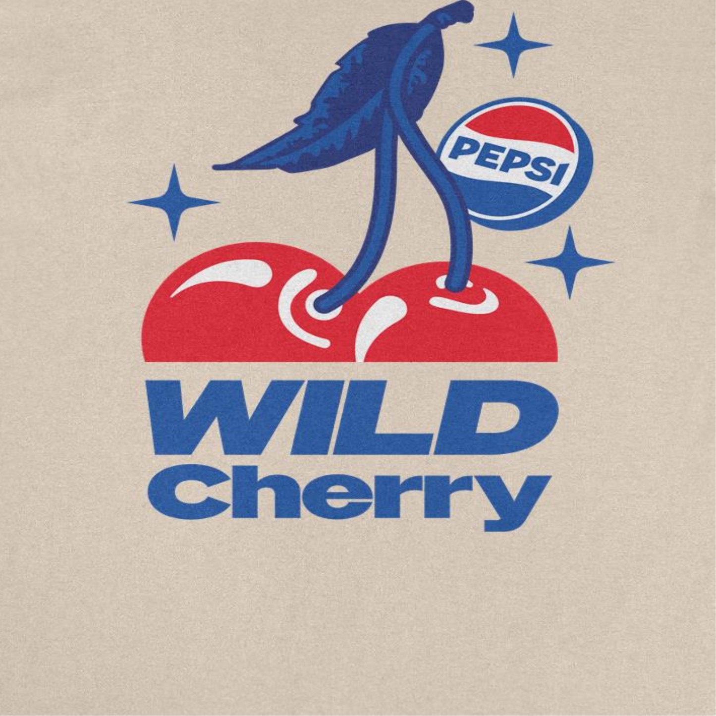 Pepsi Wild Cherry Mens T Shirt Sand Officially Licensed