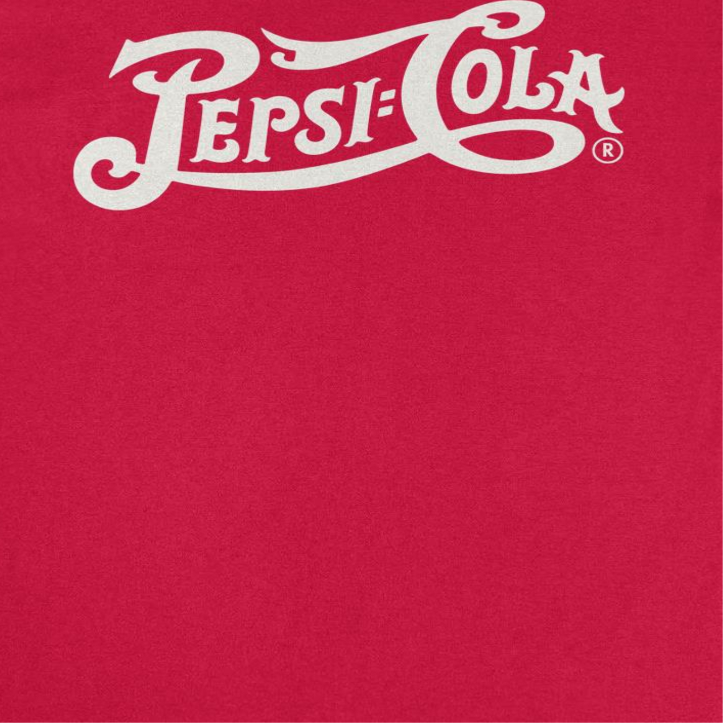 Pepsi Vintage Logo Invert Mens T Shirt Red Officially Licensed