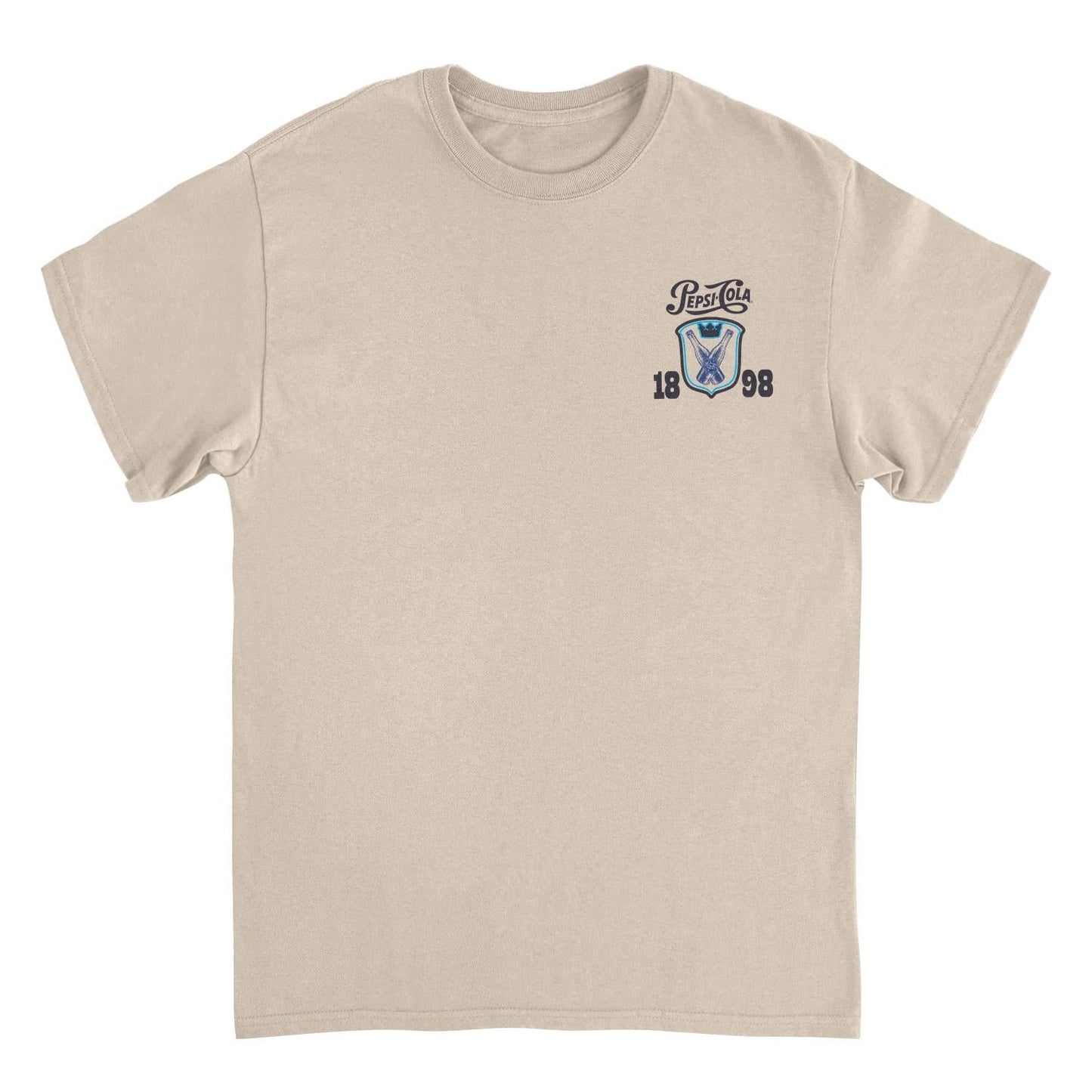 Pepsi Crest 1898 Mens T Shirt Sand Officially Licensed