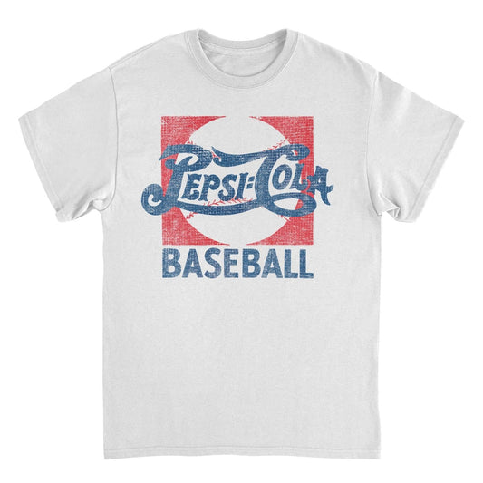 Pepsi Baseball Mens T Shirt White Officially Licensed