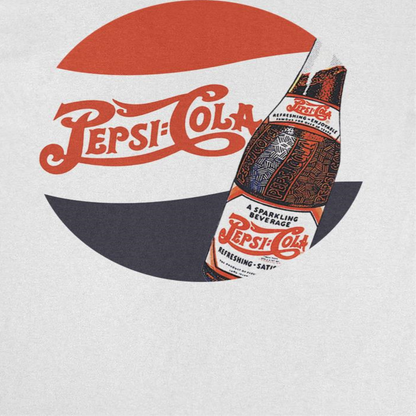 Pepsi Swoosh Mens T Shirt White Officially Licensed