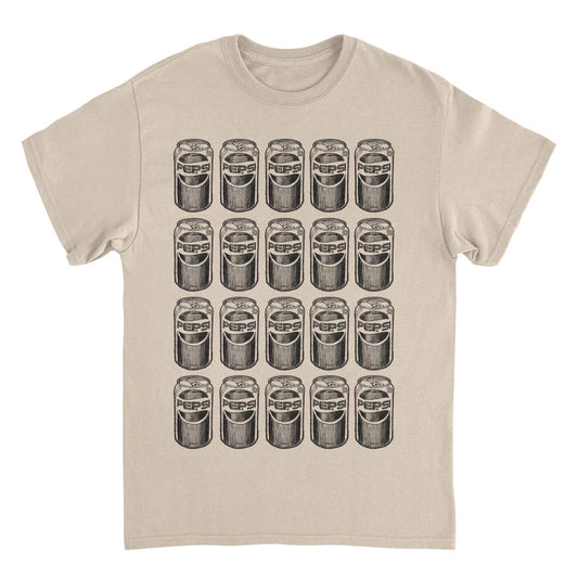 Pepsi Many Cans Mens T Shirt Sand Officially Licensed