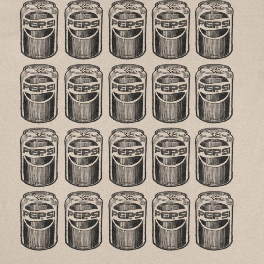 Pepsi Many Cans Mens T Shirt Sand Officially Licensed