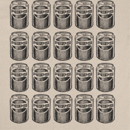 Pepsi Many Cans Mens T Shirt Sand Officially Licensed