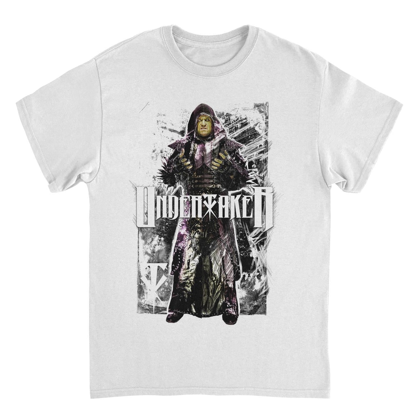 WWE Undertaker Mens T Shirt White Officially Licensed