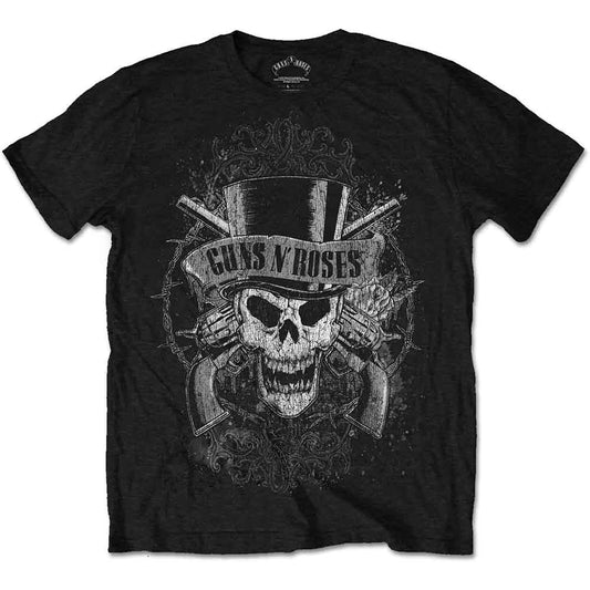 Guns N' Roses Faded Skull [T-Shirt] Officially Licensed