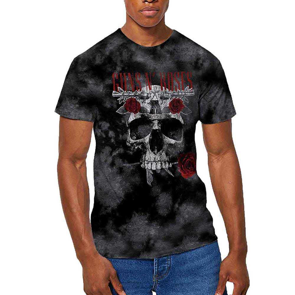 Guns N' Roses Flower Skull [T-Shirt] Officially Licensed