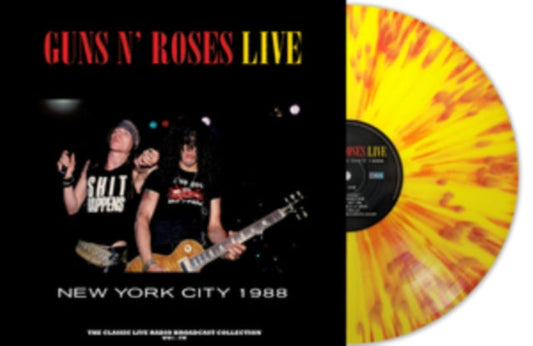 Guns N' Roses  Live: New York City 1988 180 Gram Splatter Vinyl Import Vinyl Record