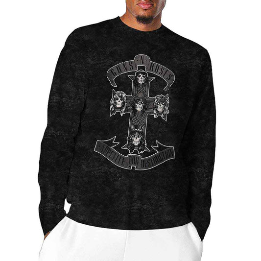 Guns N' Roses Monochrome Cross [T-Shirt] Officially Licensed