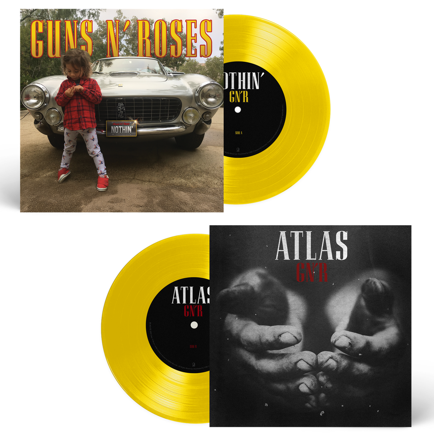 Nothin' / Atlas [Canary Yellow 7" Single] Vinyl Record
