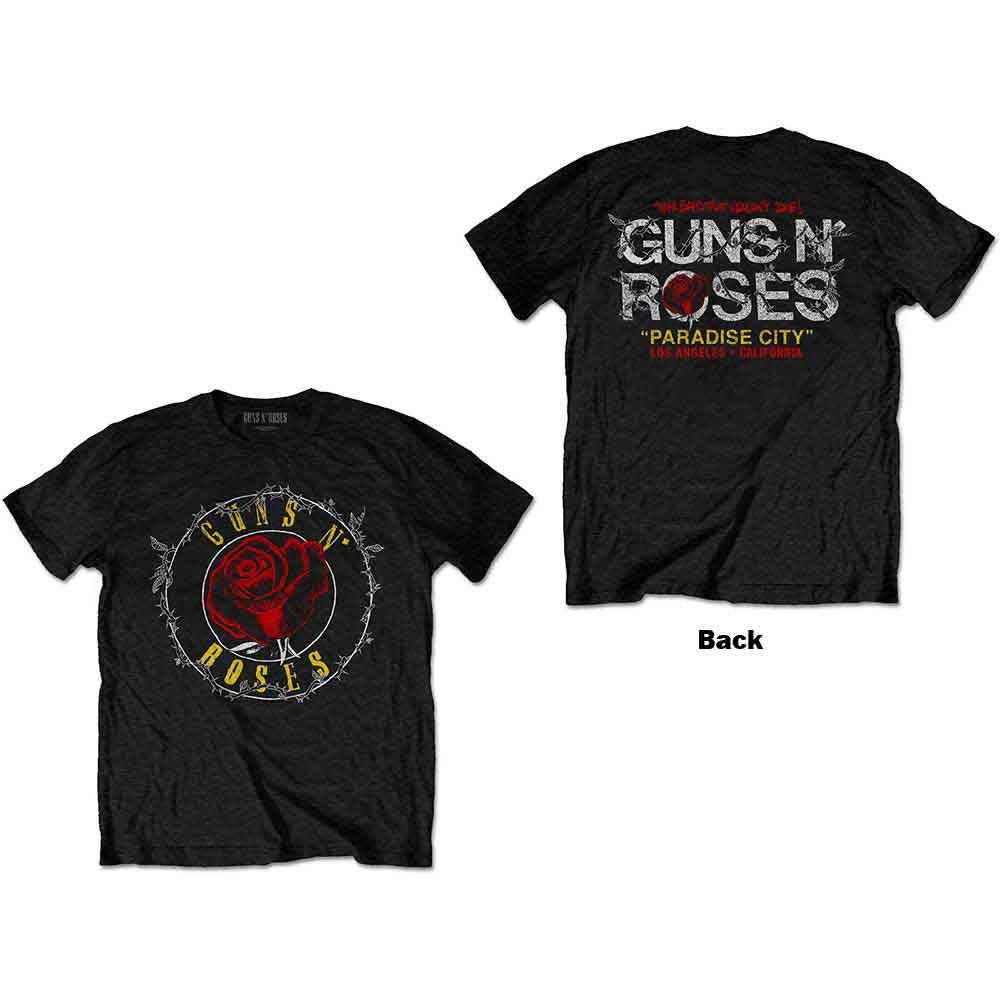 Guns N' Roses Rose Circle Paradise City [T-Shirt]