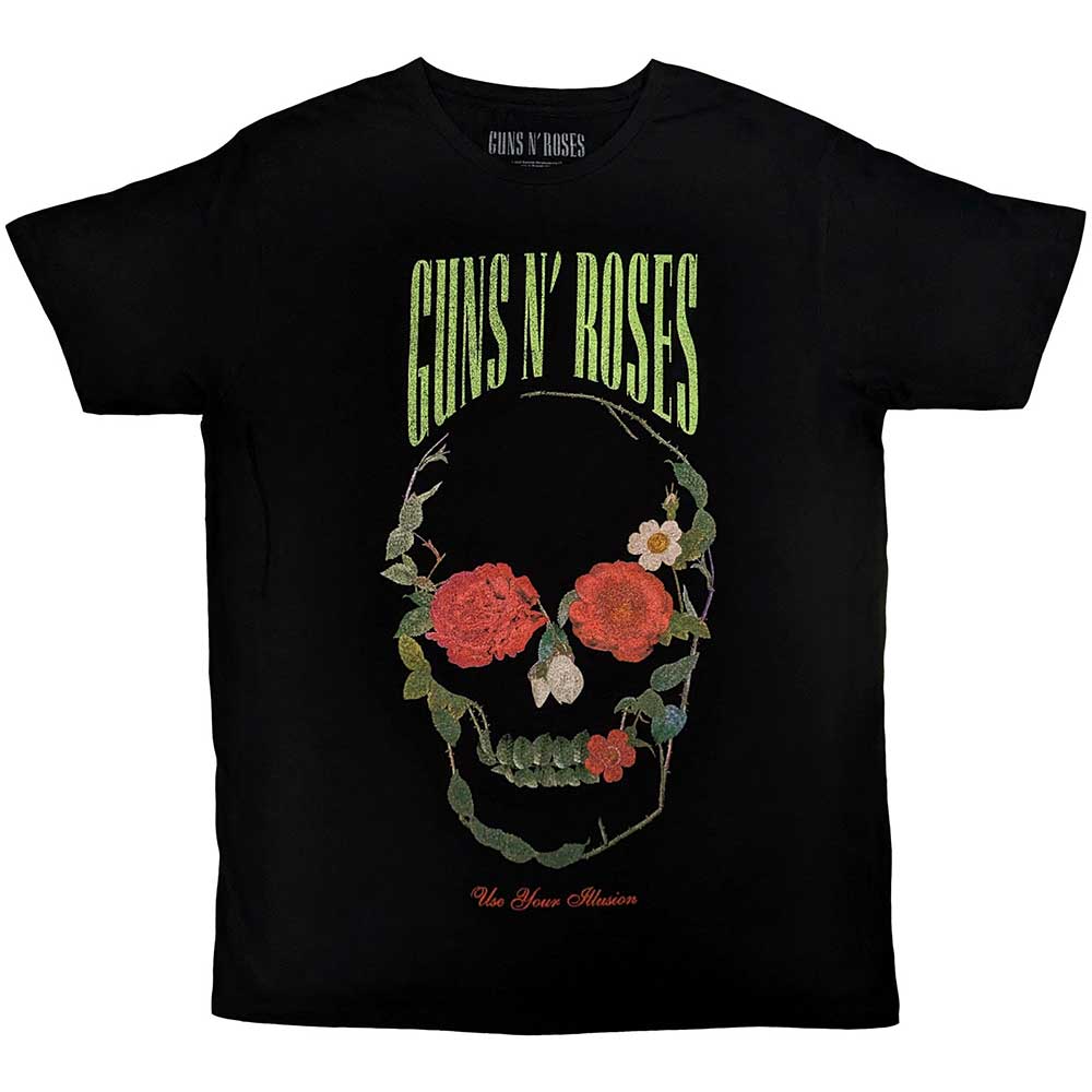 Guns N' Roses Rose Skull [T-Shirt]