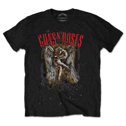 Guns N' Roses Sketched Cherub [T-Shirt] Officially Licensed