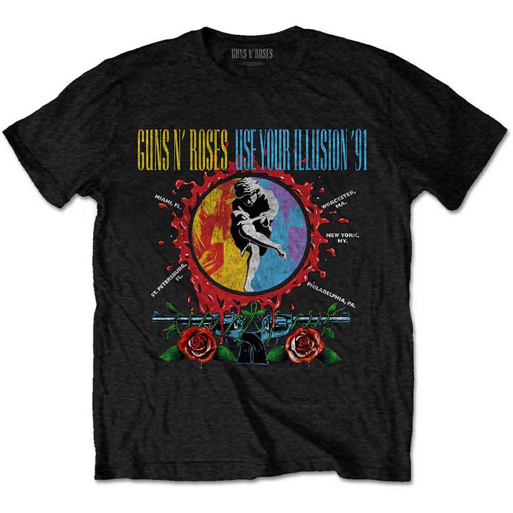 Guns N' Roses Use Your Illusion Circle Splat [T-Shirt]