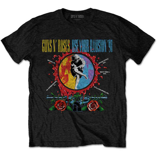 Guns N' Roses Use Your Illusion Circle Splat [T-Shirt]