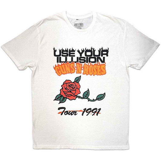 Guns N' Roses Use Your Illusion Tour 1991 [T-Shirt] Officially Licensed